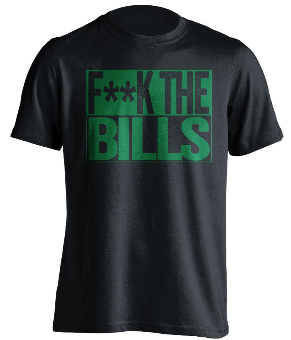 F**K THE BILLS New York Jets black TShirt
