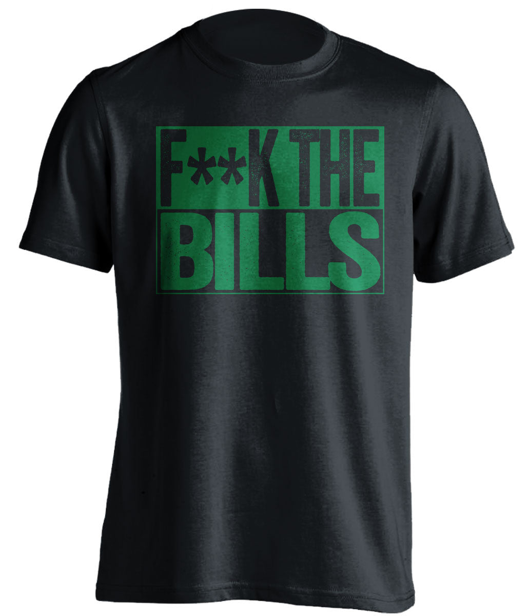 F**K THE BILLS New York Jets black TShirt