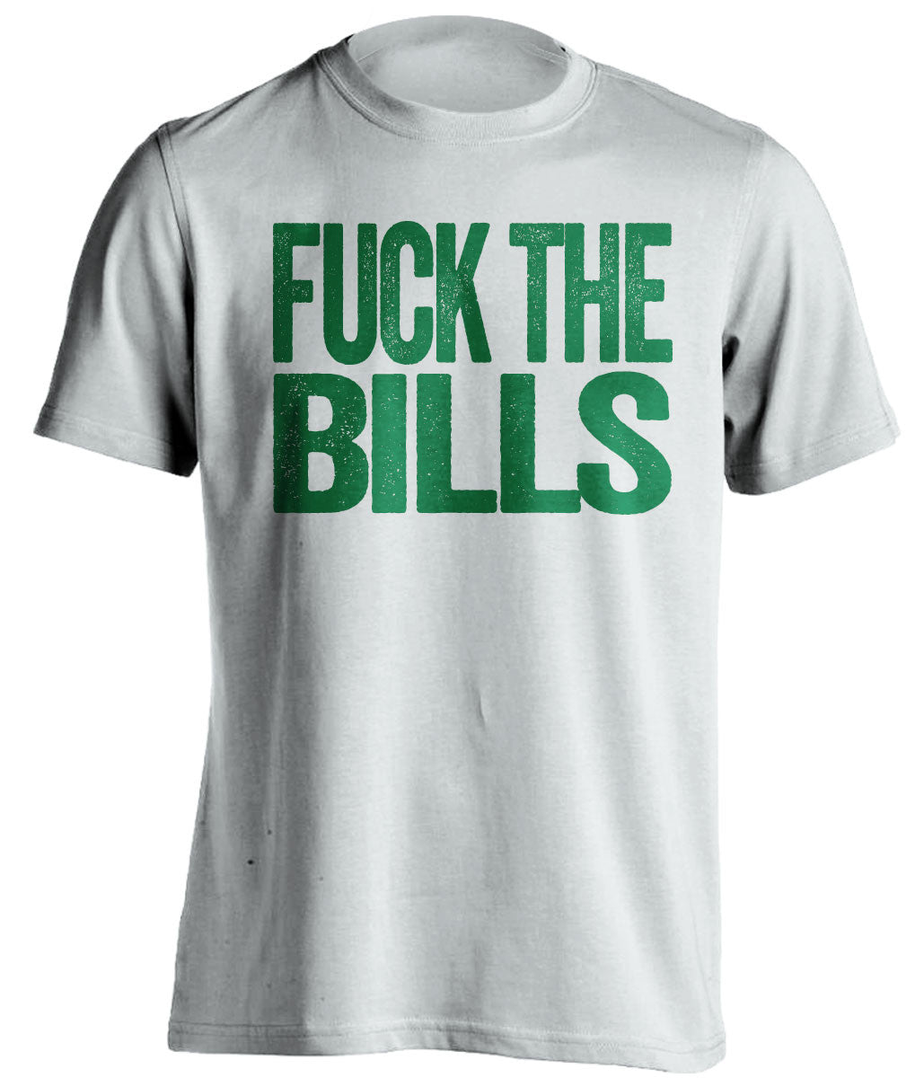FUCK THE BILLS New York Jets white Shirt