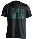 i hate the bills new york jets black shirt