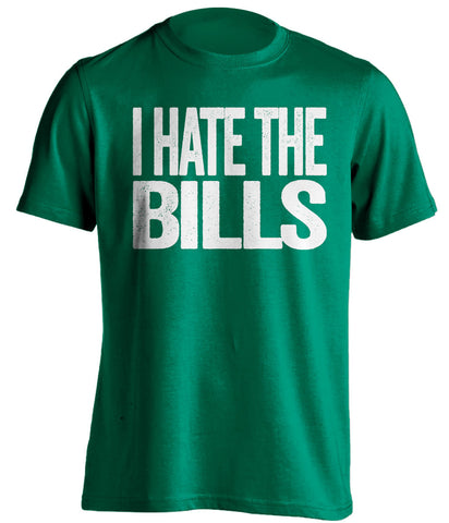i hate the bills new york jets green tshirt
