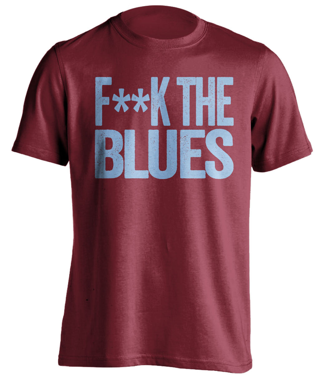 F**K THE BLUES Aston Villa FC red Shirt