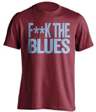 F**K THE BLUES Aston Villa FC red Shirt
