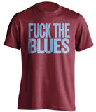FUCK THE BLUES Aston Villa FC red Shirt