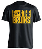 f**k the bruins buffalo sabres black shirt