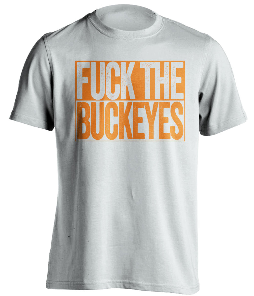 fuck the buckeyes illinois illini white shirt