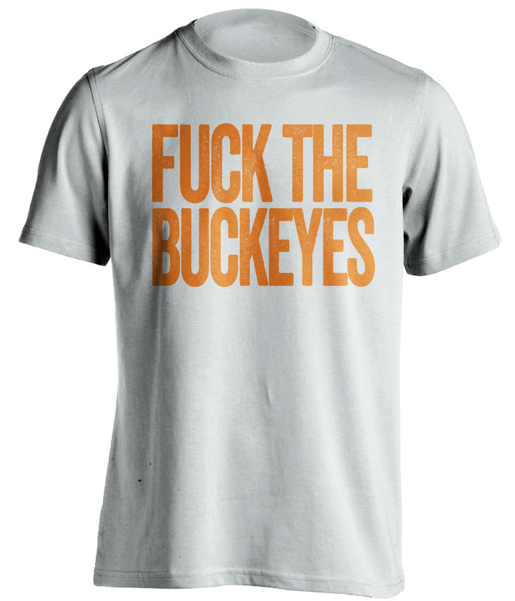 fuck the buckeyes illinois illini white tshirt