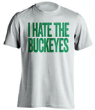 i hate the buckeyes marshall herd white tshirt