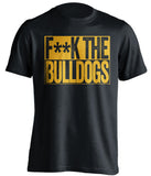 f**k the bulldogs georgia tech jackets black shirt