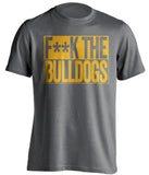 f**k the bulldogs georgia tech jackets grey shirt