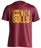 f**k the bulls cleveland cavaliers red shirt