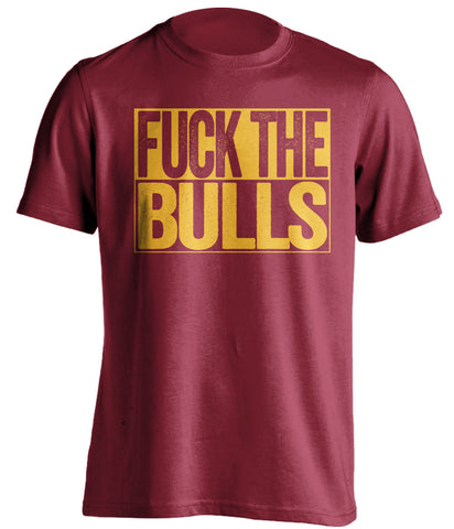 fuck the bulls cleveland cavaliers red shirt