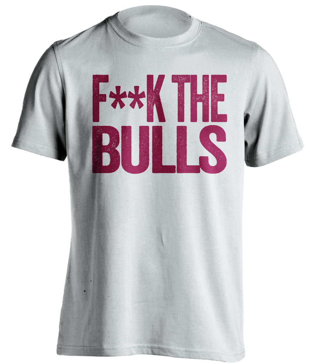 f**k the bulls cleveland cavaliers white tshirt