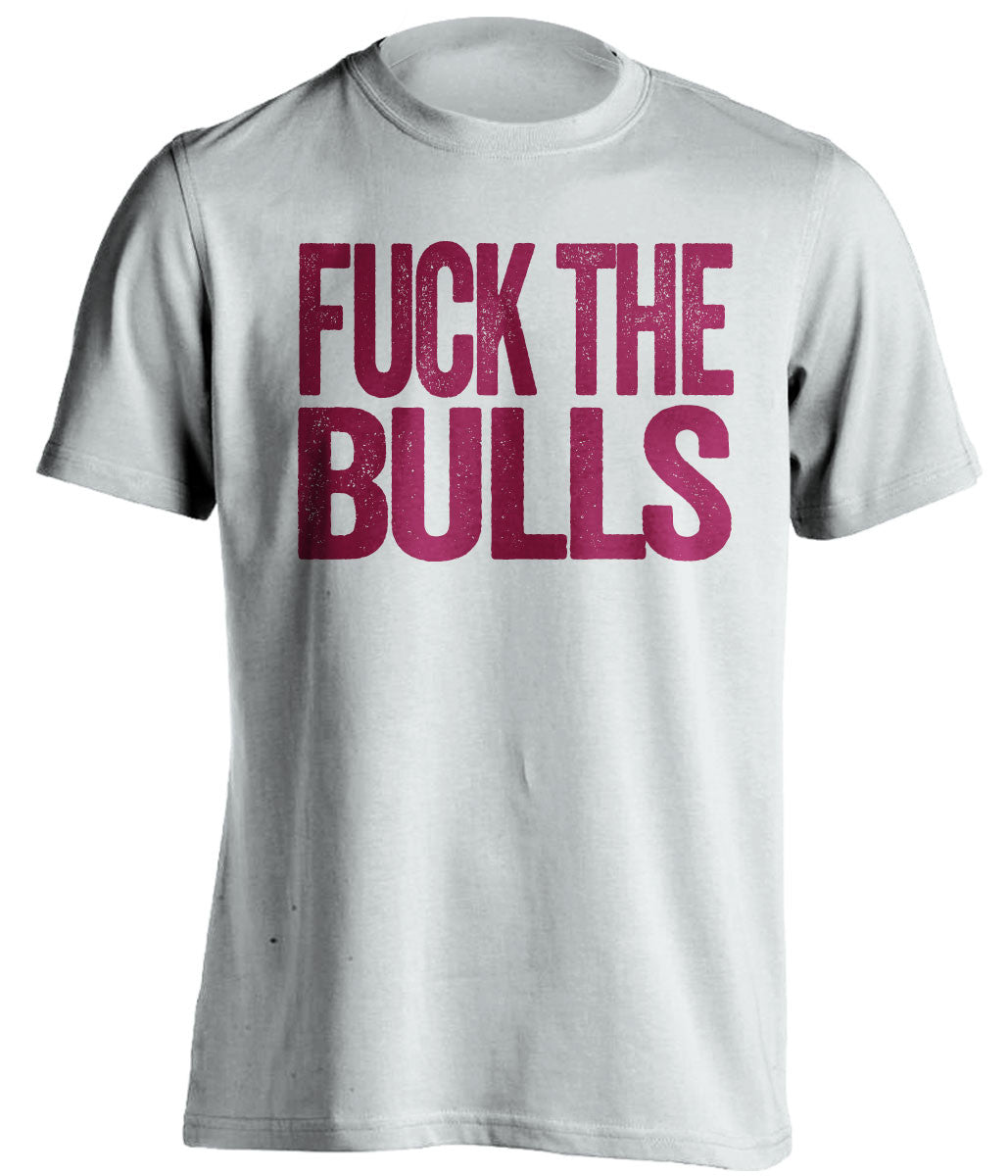 fuck the bulls cleveland cavaliers white tshirt