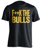 f**k the bulls indiana pacers black tshirt