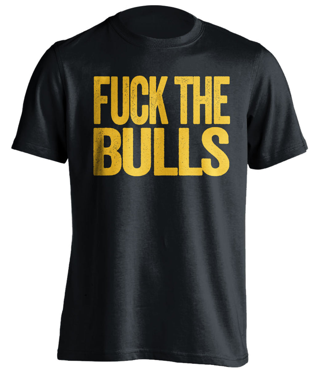 fuck the bulls indiana pacers black tshirt