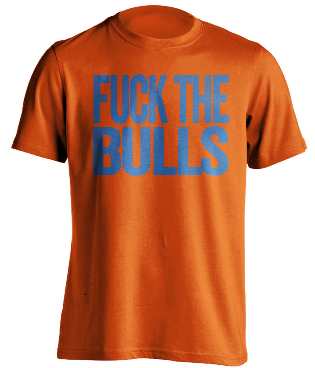 fuck the bulls new york knicks orange tshirt