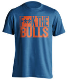 f**k the bulls new york knicks blue shirt