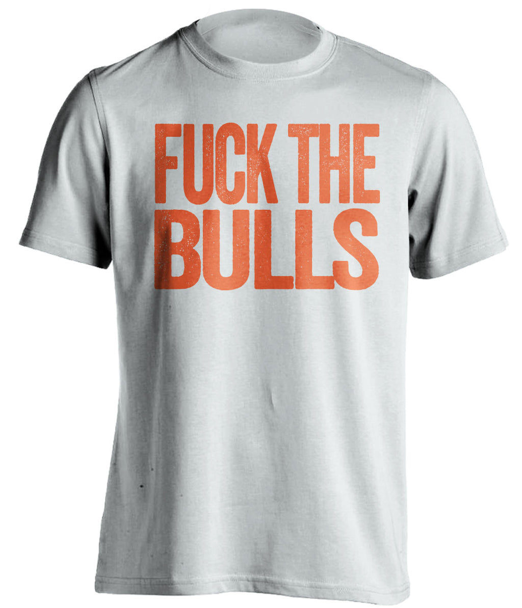fuck the bulls new york knicks white tshirt