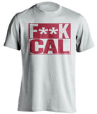 f**k cal stanford cardinals white shirt