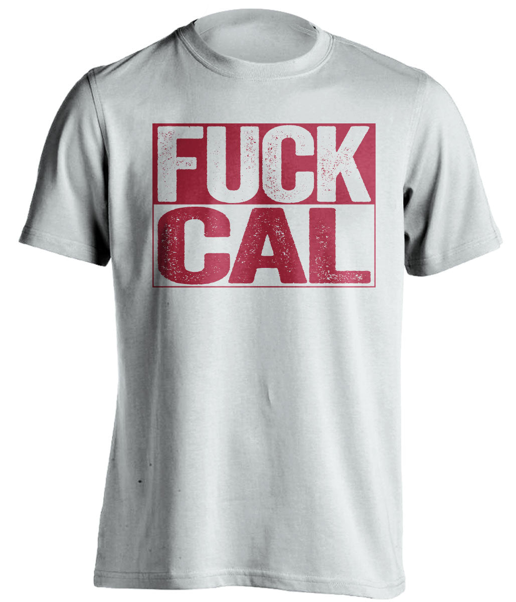 fuck cal stanford cardinals white shirt