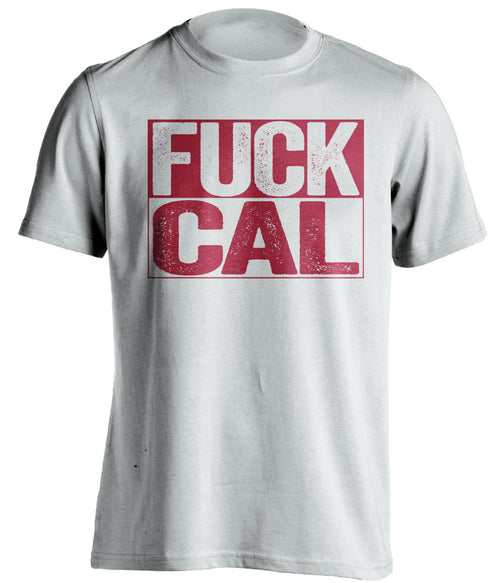 fuck cal stanford cardinals white shirt