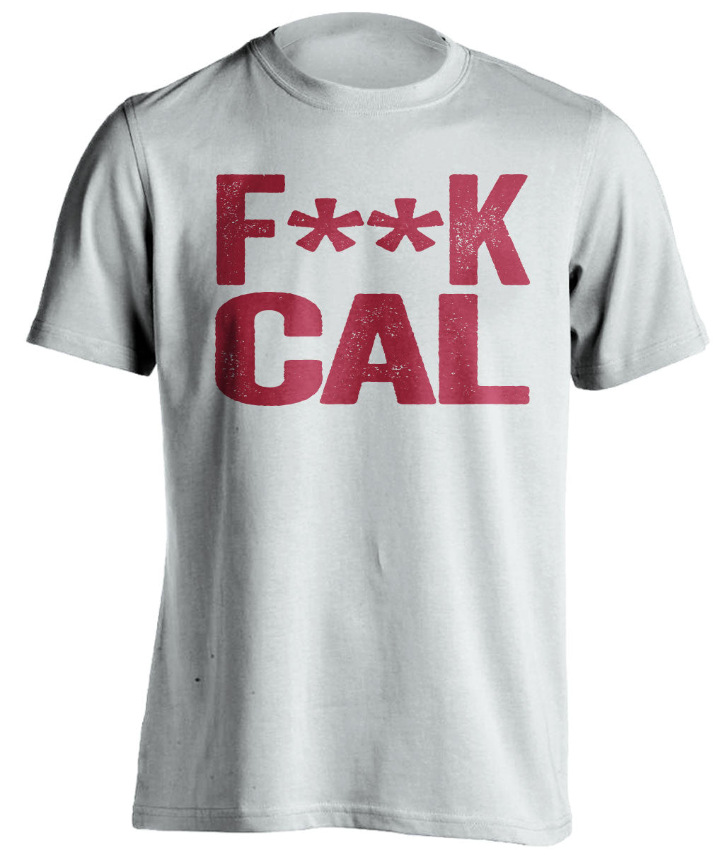 f**k cal stanford cardinals white tshirt