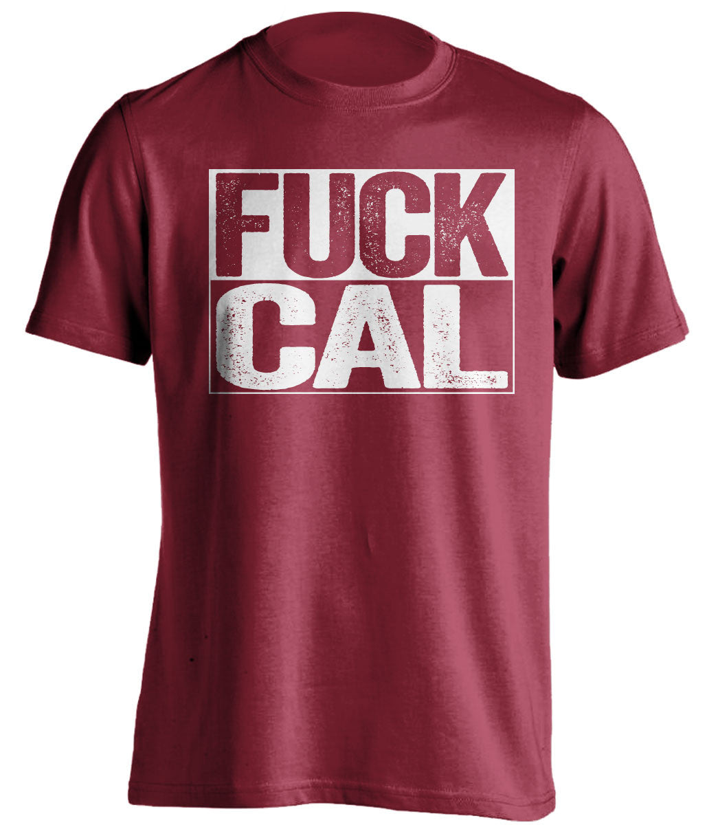 fuck cal stanford cardinals red shirt