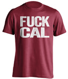 fuck cal stanford cardinals red tshirt