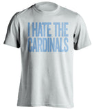 i hate the cardinals kansas city chiefs white tshirt