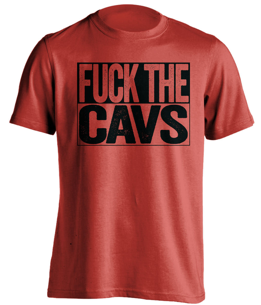 fuck the cavs miami heat red shirt