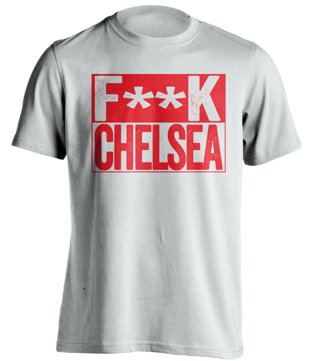 F**K CHELSEA Arsenal FC white TShirt