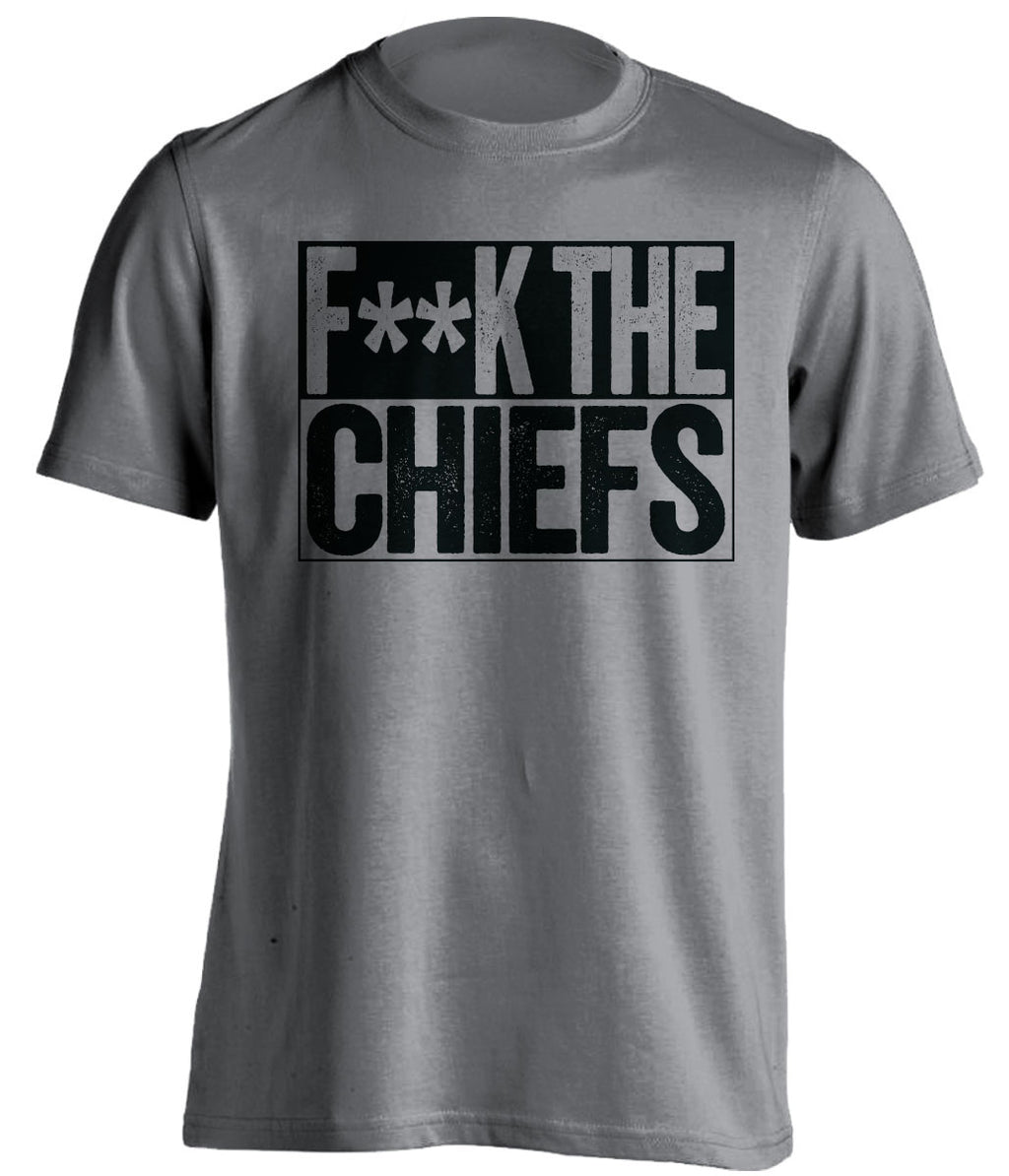 f**k the chiefs oakland raiders black shirt