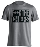 f**k the chiefs oakland raiders black shirt