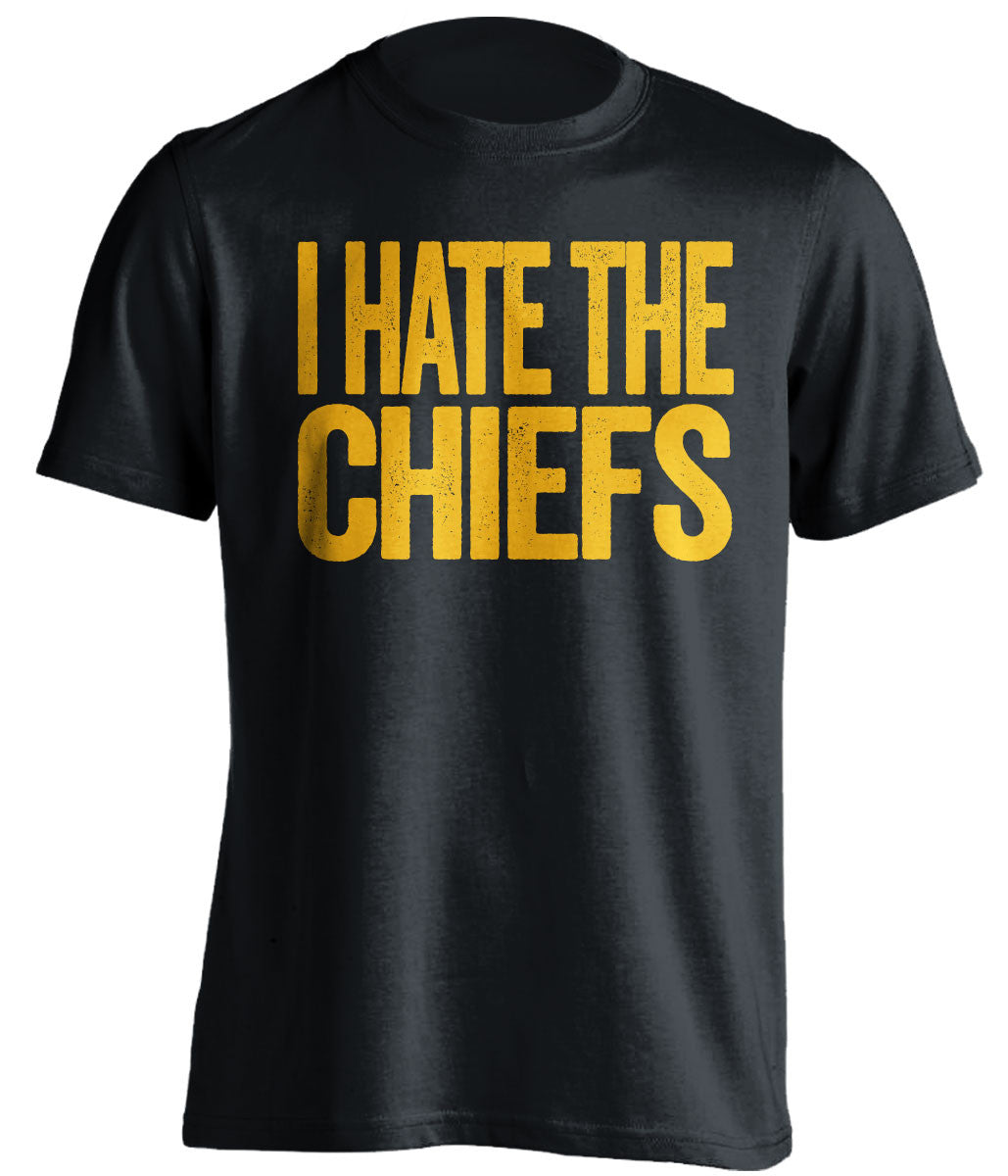 i hate the chiefs san diego chargers black tshirt