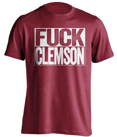 fuck clemson south carolina gamecocks red shirt