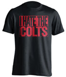 i hate the colts new england patriots black shirt