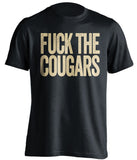 FUCK THE COUGARS Washington Huskies black Shirt