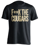 F**K THE COUGARS Washington Huskies black Shirt
