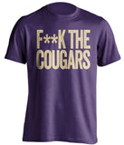 F**K THE COUGARS Washington Huskies purple Shirt