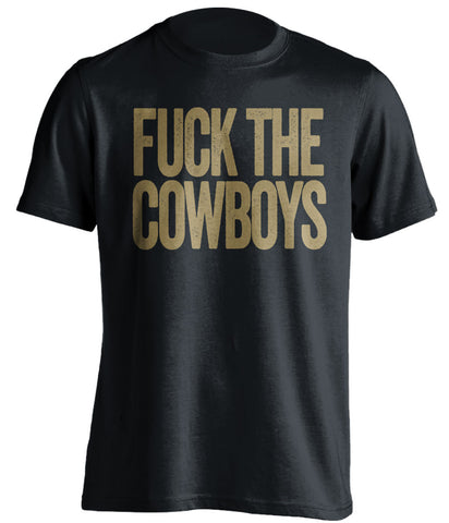 FUCK THE COWBOYS New Orleans Saints black Shirt