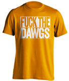 fuck the dawgs tennessee vols orange shirt