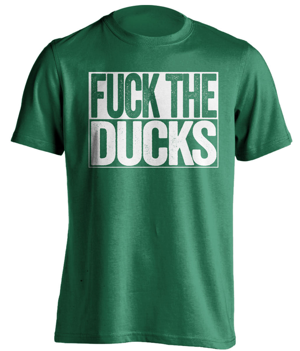 FUCK THE DUCKS Dallas Stars green TShirt