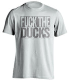 fuck the ducks la kings white shirt