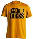 FUCK THE DUCKS - Oregon State Beavers Fan T-Shirt - Box Design - Beef Shirts