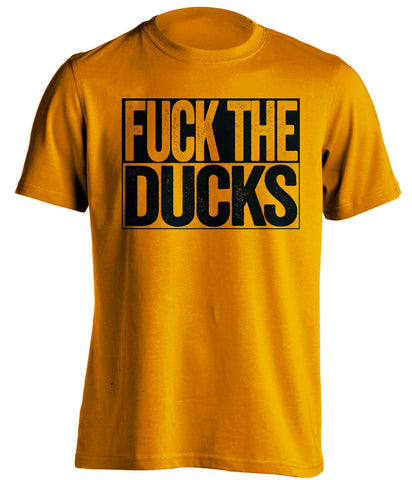 fuck the ducks oregon state beavers orange tshirt