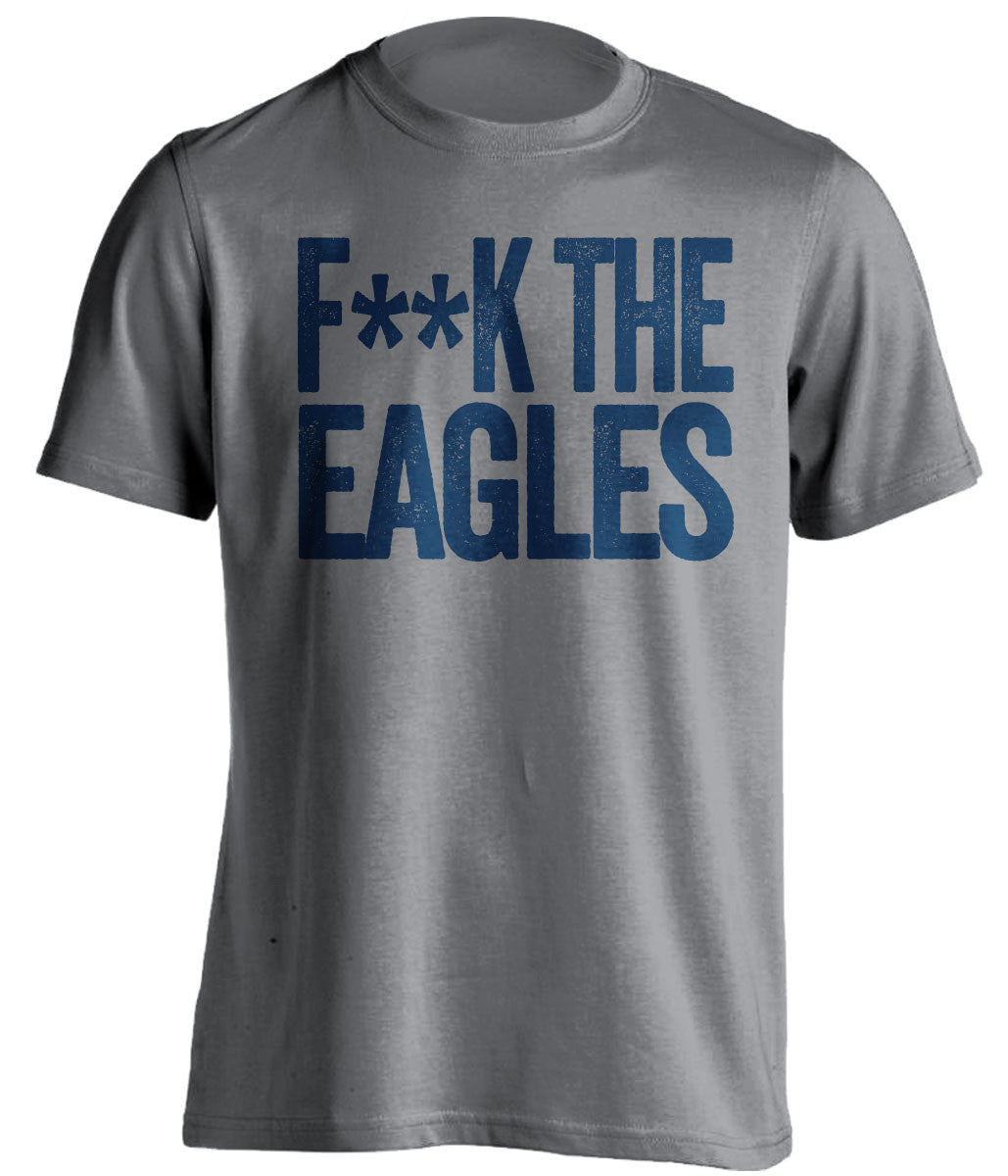 f**k the eagles dallas cowboys grey tshirt