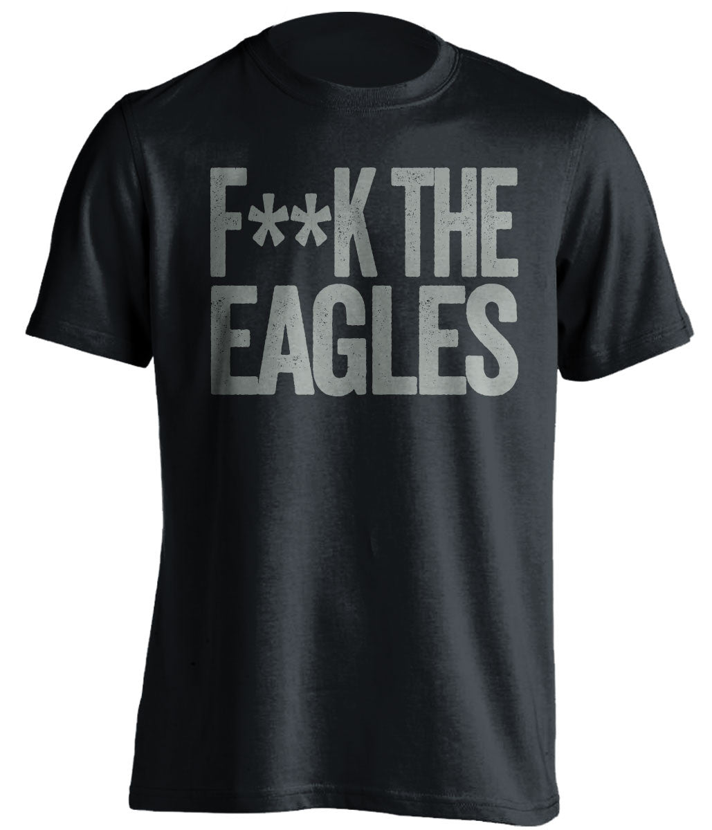 fuck the eagles dallas cowboys black tshirt