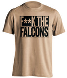 f**k the falcons new orleans saints gold shirt