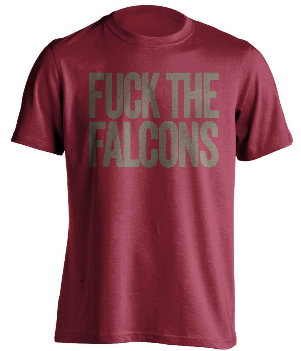 FUCK THE FALCONS Tampa Bay Buccaneers red Shirt